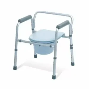 Portable Bedside Commode  With Removable Back