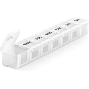 Product / 7 Day Pill Box Tablet Dispenser  Organizer Case - White